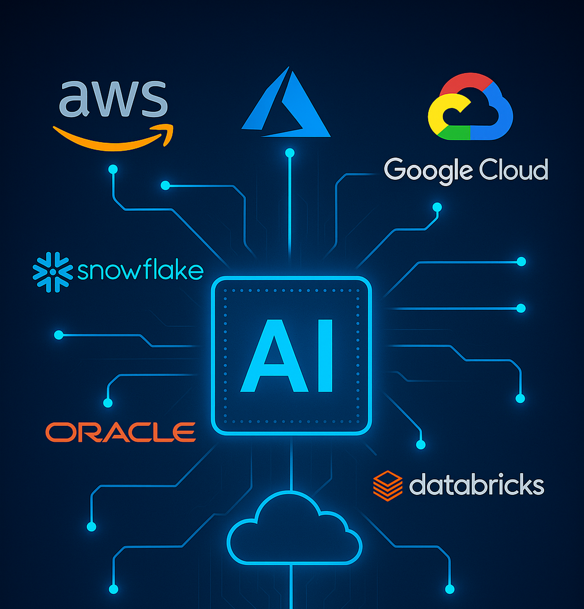 AI-powered multi-cloud lakehouse deployment